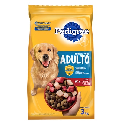 PEDIGREE® Croquetas Adulto Sabor Carne, Pollo Y Cereales